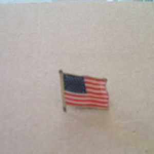 3) Patriotic -USA- American Flag Tie Pins